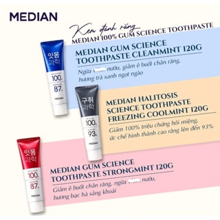 Kem đánh răng Median Dental IQ 93% (87% mẫu mới) Hàn Quốc 120g các loại nhiều công dụng
