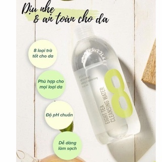 Nước tẩy trang BOM Eight Tea Cleansing Water 500ml từ 8 loại trà làm sạch sâu chỉ sau 1 bước