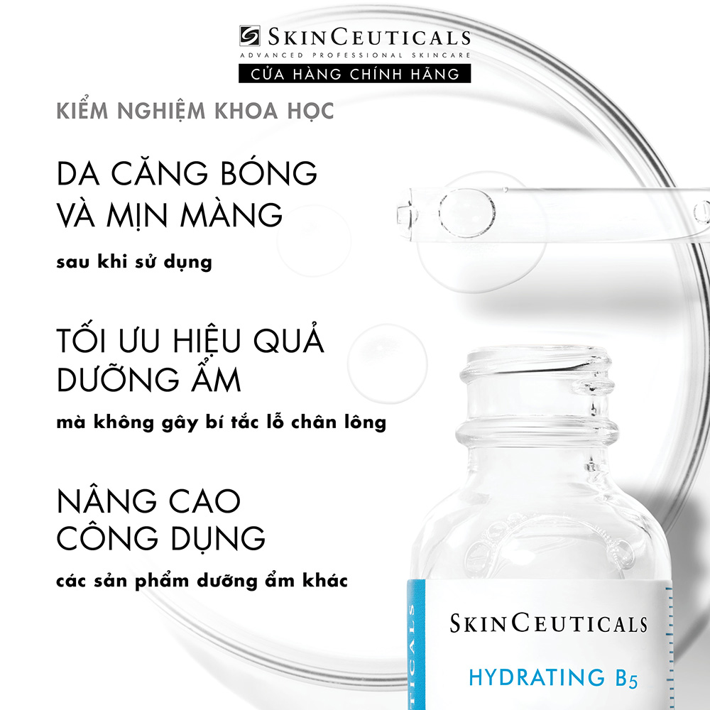 Serum SkinCeuticals Hydrating B5 15ml giúp làn da trở nên trẻ trung, mịn màng hơn