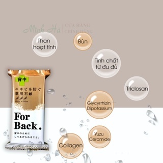 Xà phòng tắm Pelican For Back Medicated Soap 135g giảm mụn lưng