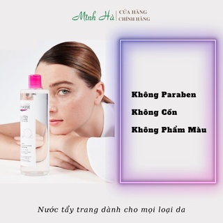 Nước tẩy trang Byphasse Solution Micellaire 500ml làm sạch dịu nhẹ cho da