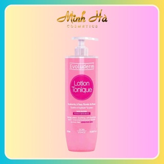 Nước hoa hồng Evoluderm Toning Lotion For Sensitive Skin 250/500ml dành cho da khô và nhạy cảm