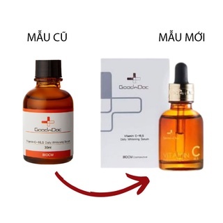 Serum Vitamin C Goodndoc Daily Whitening 30ml giúp da mềm mại, trắng sáng