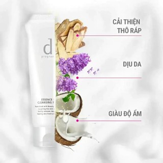 Sữa rửa mặt tạo bọt dưỡng da d Program Essence In Cleansing Foam 120g làm sạch và bổ sung dưỡng chất cho da