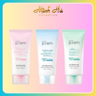Kem chống nắng Make Prem Sun Cream 50ml dưỡng ẩm kiềm dầu