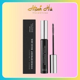 Mascara Bom Wonderproof 8g #01 Super Black lâu trôi giúp mi dài và cong tự nhiên cỡ C