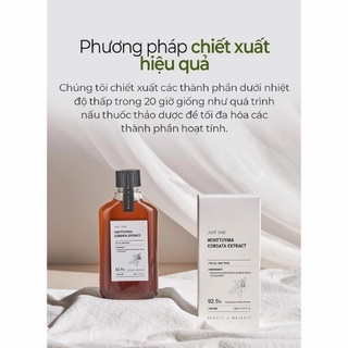 Nước hoa hồng Bom Just One Houttuynia Cordata Extract 150ml cấp ẩm, dành cho da dầu mụn