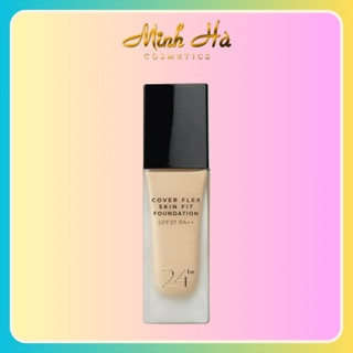 Kem nền che khuyết điểm BOM Cover Flex Skin Fit Foundation 30ml mỏng mịn che phủ tốt