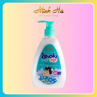 Gel tắm gội cho bé Etza Revolu Baby 2in1 300ml dưỡng ẩm làm dịu da