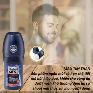 Lăn khử mùi Balea Men Extra Dry 48h, Fresh 48h, Sensitive Deodorant 24h 50ml dành cho nam khử mùi cơ thể