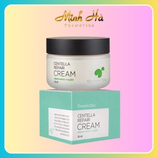 Kem dưỡng phục hồi da GoodnDoc Centella Repair 50ml giúp da sáng mịn màng, tăng tái tạo da