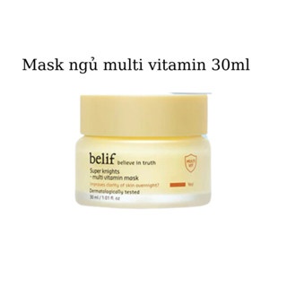 Mặt nạ ngủ Belif Multi Vitamin Mask (vàng) 75ml dưỡng sáng da và cấp ẩm tăng độ đàn hồi