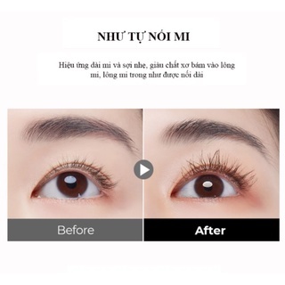 Mascara Bom Wonderproof 8g #01 Super Black lâu trôi giúp mi dài và cong tự nhiên cỡ C