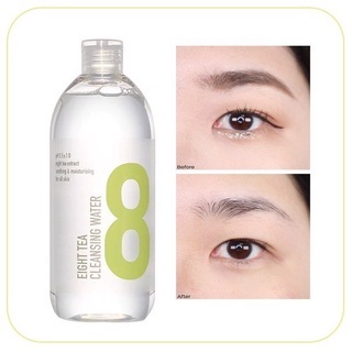 Nước tẩy trang BOM Eight Tea Cleansing Water 500ml từ 8 loại trà làm sạch sâu chỉ sau 1 bước