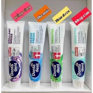 Kem đánh răng Dontodent Toothpaste 125ml hỗ trợ các vấn đề về răng miệng