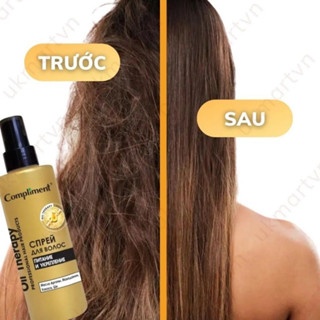 Xịt dưỡng tóc Compliment Oil Therapy 200ml nuôi dưỡng và dưỡng ẩm tóc