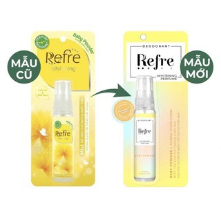 Xịt khử mùi hương nước hoa Refre Whitening Perfume 30ml cho bạn thêm phần tự tin thể hiện phong cách riêng
