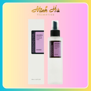 Nước hoa hồng Cosrx AHA/BHA Clarifying Treatment Toner 150ml dành cho da mụn