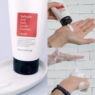 Sữa rửa mặt Cosrx Salicylic Acid Daily Gentle Cleanser 50/150ml sạch da giảm mụn