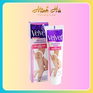 Kem tẩy lông Velvet Sensitive của Nga 100ml loại bỏ an toàn và dưỡng ẩm