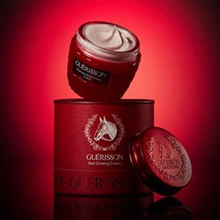 Kem ngựa Guerisson Red Ginseng Cream 50g (hộp đỏ) dưỡng trắng da và cải thiện nếp nhăn
