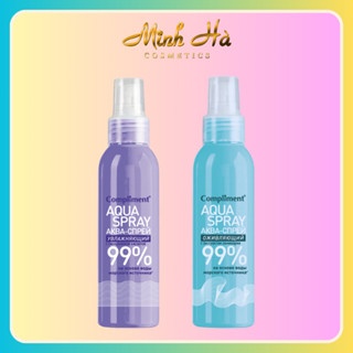 Xịt khoáng Compliment Cooling Aqua Spray 200ml cấp ẩm làm dịu da