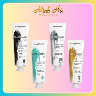Mặt nạ đất sét Compliment 80ml detox da, làm sáng, kiềm dầu, se khít lỗ chân lông
