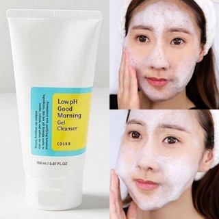 Sữa rửa mặt Cosrx Low Ph Good Morning Gel Cleanser 150ml dịu nhẹ cung cấp độ ẩm vừa phải