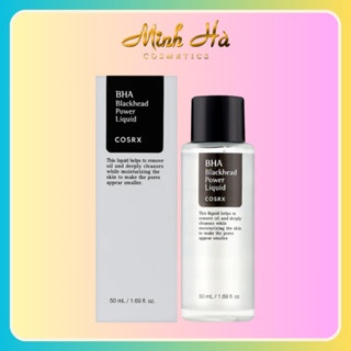 Toner Cosrx BHA Blackhead Power Liquid 50ml hỗ trợ làm giảm mụn đầu đen tẩy tế bào chết hóa học