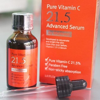 Serum By Wishtrend Pure Vitamin C 21.5 Advanced Serum 30ml dưỡng trắng làm đều màu da