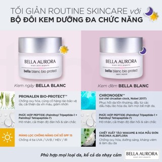 Kem dưỡng Bella Aurora Blanc Bio-Protect Gel Cream 50ml phục hồi làm sáng da