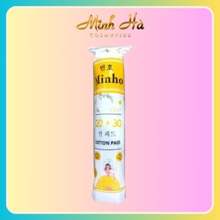 Bông tẩy trang MINHO Cotton Pads 150/230 miếng siêu mềm 100% bông cotton
