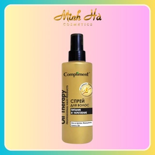 Xịt dưỡng tóc Compliment Oil Therapy 200ml nuôi dưỡng và dưỡng ẩm tóc