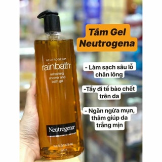 Sữa tắm Neutrogena Rainbath Original Shower And Bath Gel 473ml dạng gel làm sạch và dưỡng ẩm da