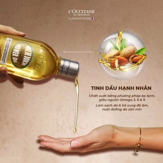 Dầu tắm hạnh nhân L'occitane Amande Shower Oil 35/250ml dưỡng da săn chắc và sáng mịn
