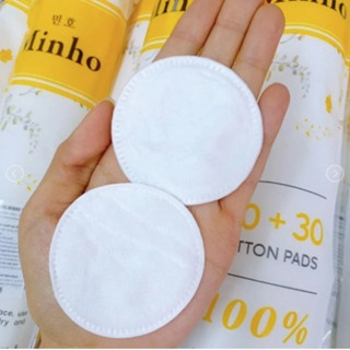 Bông tẩy trang MINHO Cotton Pads 150/230 miếng siêu mềm 100% bông cotton