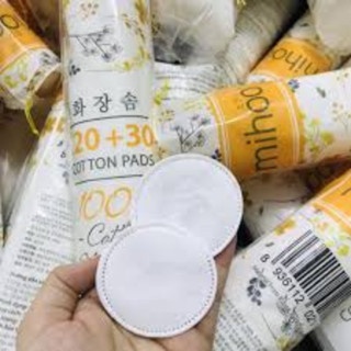 Bông tẩy trang MINHO Cotton Pads 150/230 miếng siêu mềm 100% bông cotton