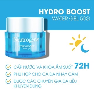 Kem dưỡng ẩm Neutrogena Hydro Boost Water Gel 50ml khóa ẩm mềm mượt da