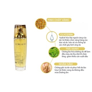 Tinh chất vàng dưỡng da Bergamo 24K Gold Brilliant Essence 110ml chống lão hóa dưỡng da