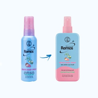 Xịt xua muỗi Remos Baby Spray 70ml/150ml các mùi giúp an toàn khỏi muỗi