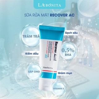 Sữa rửa mặt cho da dầu mụn La Bonita Recover Acne Foam Cleanser 100ml làm sạch bụi bẩn