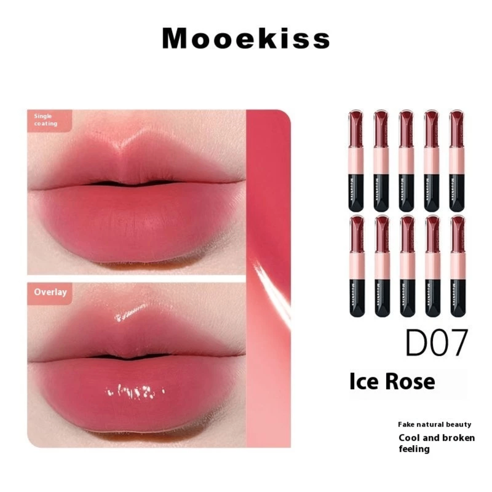 Son Mooekiss Dual Effect Essence Lip Gloss 6g dưỡng ẩm hiệu ứng căng bóng hiệu quả