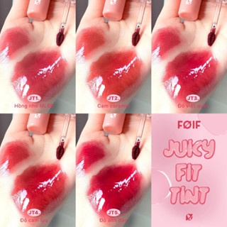 Son tint bóng Foif Juicy Fit Tint 3g cấp ẩm bám màu hoàn hảo