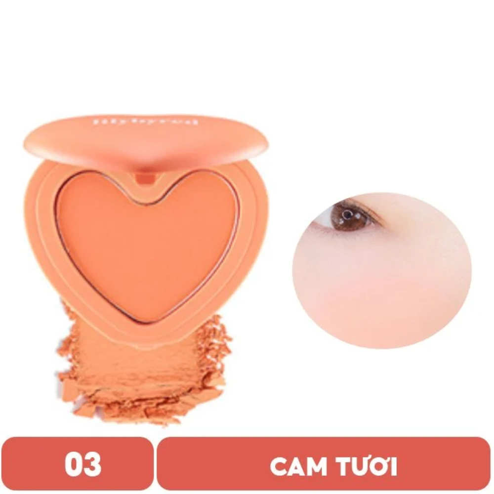 Phấn má hồng Lilybyred Luv Beam Cheek 5g màu sắc dịu dàng, rạng rỡ