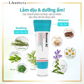 Kem La Bonita Recover AC Cream 50ml giảm mụn & phục hồi da