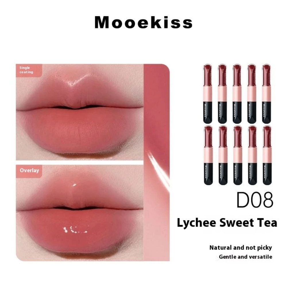 Son Mooekiss Dual Effect Essence Lip Gloss 6g dưỡng ẩm hiệu ứng căng bóng hiệu quả