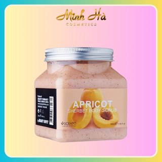 (Tặng kèm bông tắm) Tẩy tế bào chết toàn thân Beauty Buffet Scentio Apricot 350ml giúp da dưỡng ẩm mịn màng