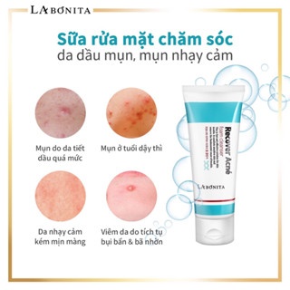Sữa rửa mặt cho da dầu mụn La Bonita Recover Acne Foam Cleanser 100ml làm sạch bụi bẩn