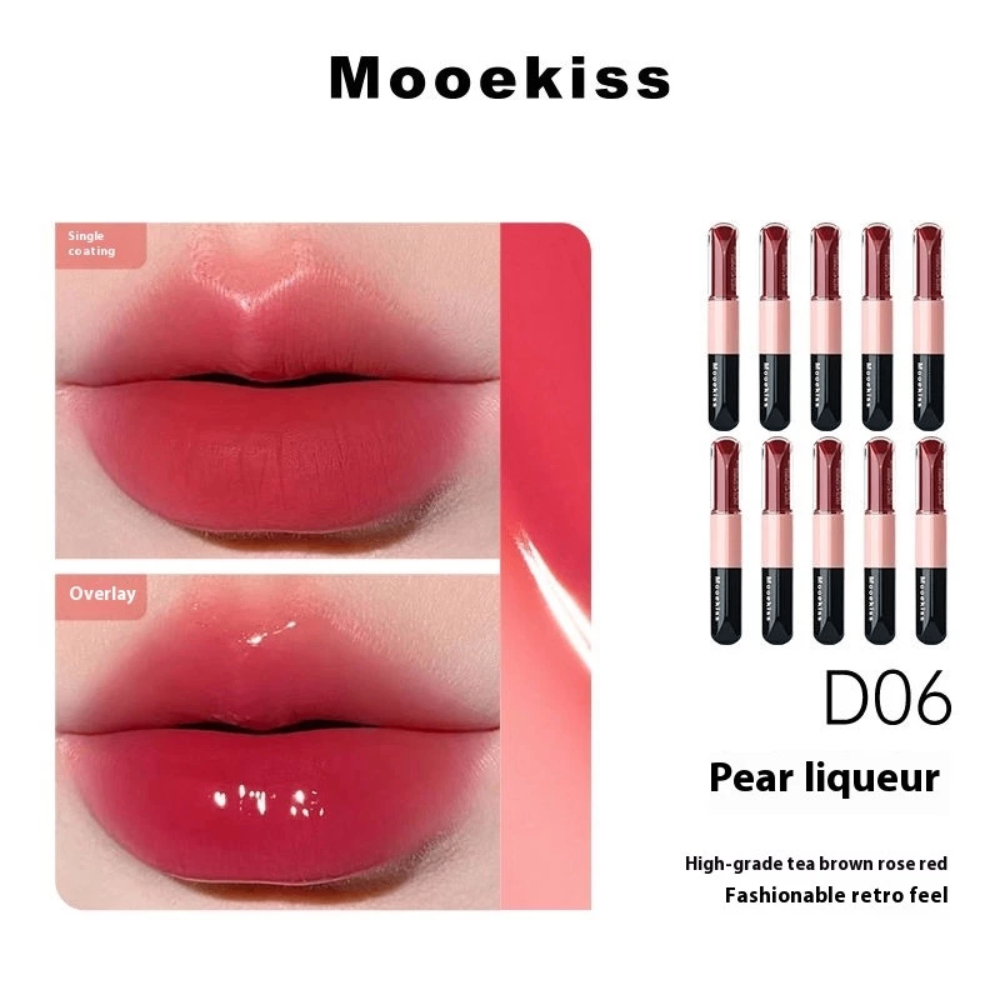 Son Mooekiss Dual Effect Essence Lip Gloss 6g dưỡng ẩm hiệu ứng căng bóng hiệu quả
