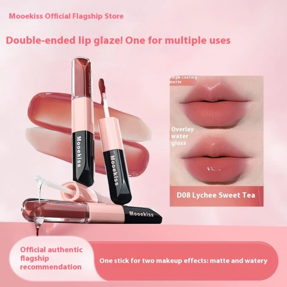 Son Mooekiss Dual Effect Essence Lip Gloss 6g dưỡng ẩm hiệu ứng căng bóng hiệu quả